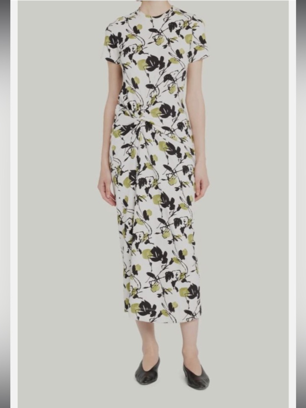 Tanya Taylor Ira Floral Midi Dress XS NWT | Summer Wedding Guest Garden Party - Picture 5 of 11